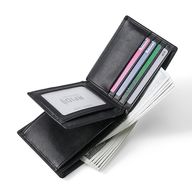 Multi-Functional RFID Anti-Skimming Leather Wallet For Men - Image 3
