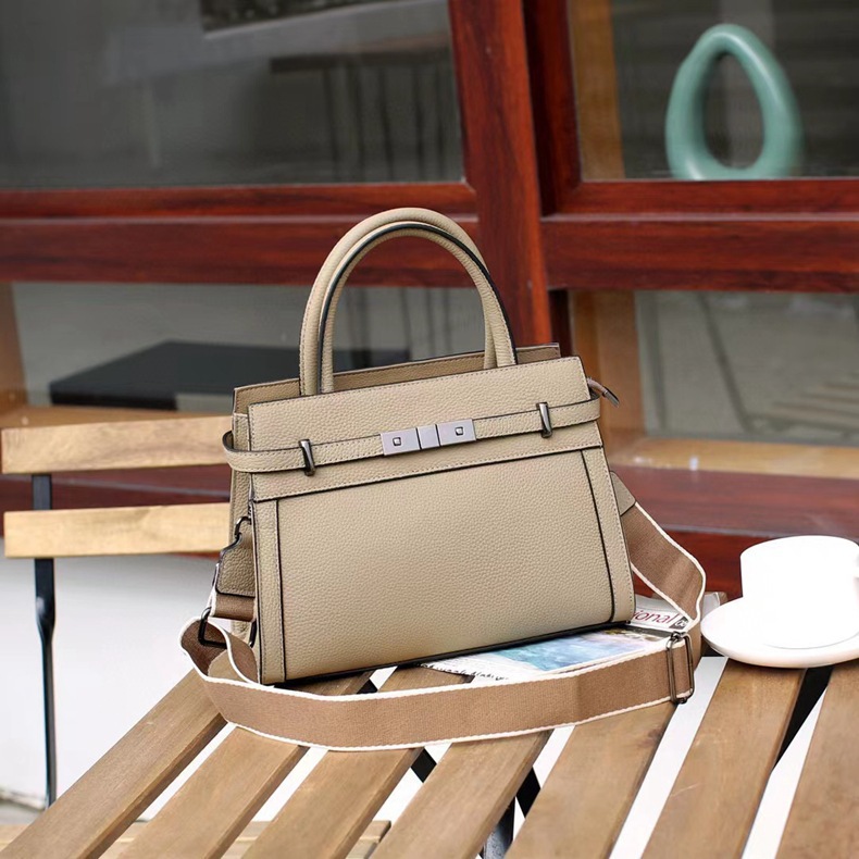 Soft-treated cowhide tote