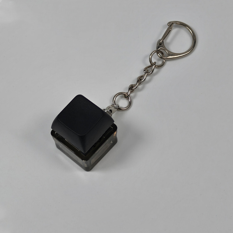 Stress-relief Keychain Toy With Finger-popping Buttons For Venting