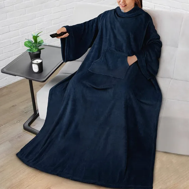 Composite Lambswool TV Blanket Home Lazy Blue - Shop at LoveMi