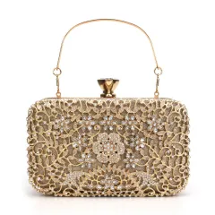 Women's Fashion Banquet Clutch All-matching - Gold - View 1