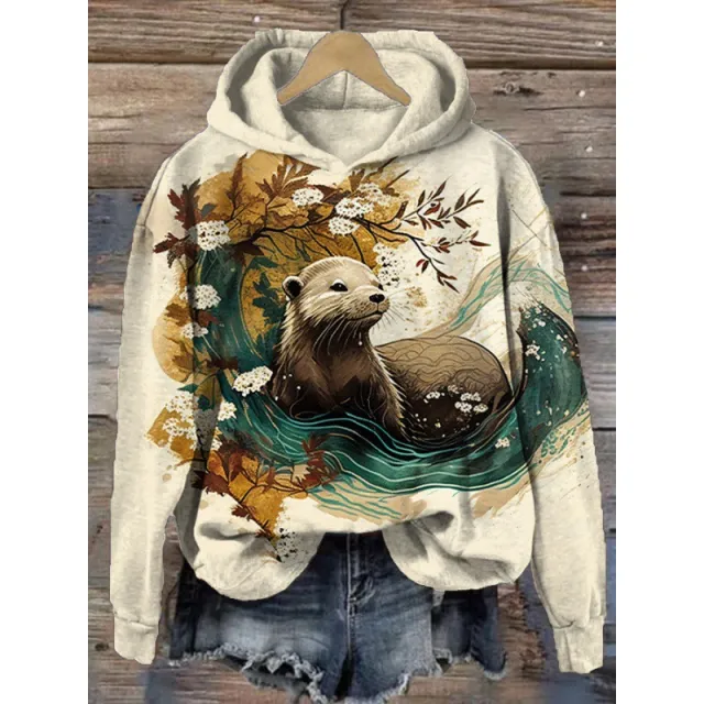 Fashion Digital Printing Ladies Hoodie Yp2312141346Wu6 Xl - Shop at LoveMi