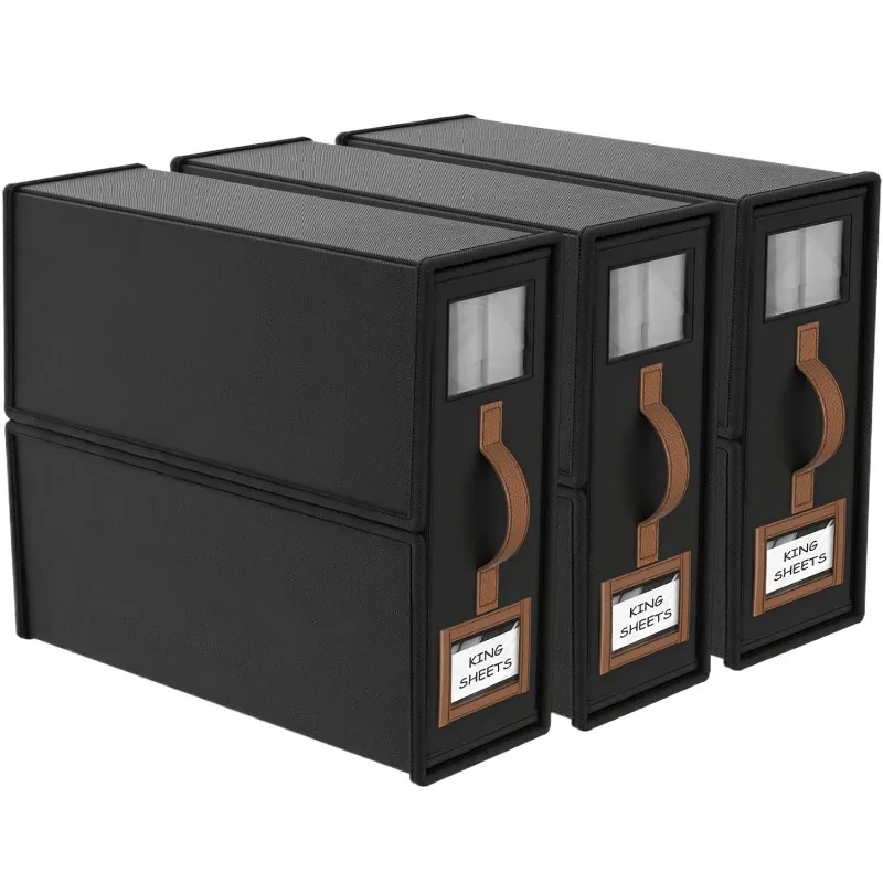 Foldable Wardrobe Storage Bag - Black