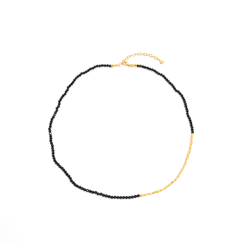 Silver Plated Natural Pearl Agate Pointed Crystal Beaded Necklace Bracelet