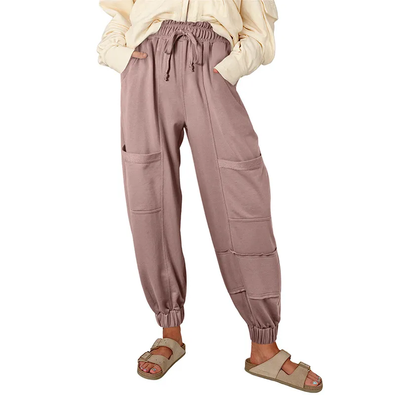 Versatile Multi-pocket Harem Pants For Women - Lc7712889P1310