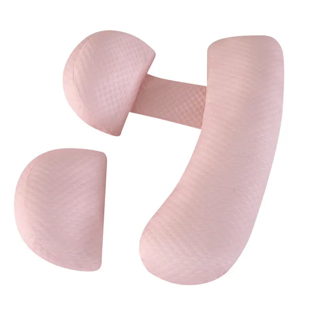 Maternity Pillow Waist Support Pillow Multi functional U shape Pillow Pregnancy Belly Support Pillow Nursing Cushion Bean Powder - Shop at LoveMi
