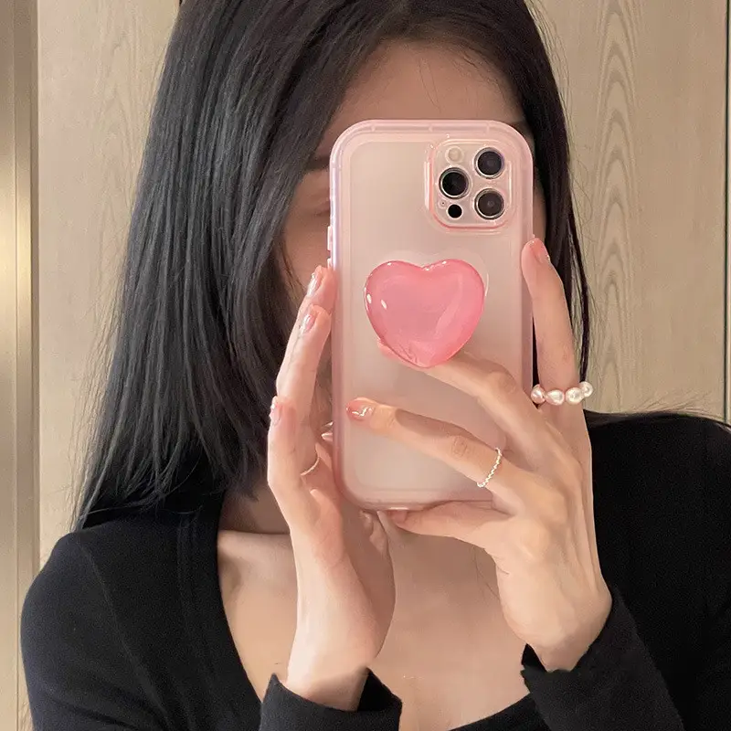 Fashion Love Bracket Phone Case