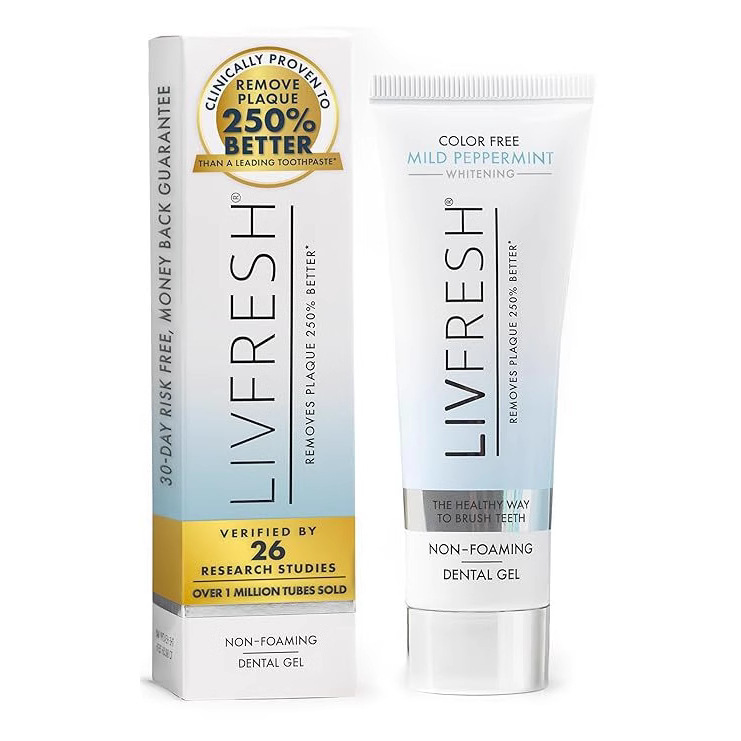 Toothpaste Gel Improves Gum Health And Freshens Breath