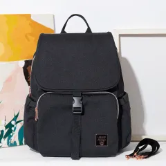 New Fashion Large Capacity Mummy Bag Multi-functional Leisure Travel Storage - Black - View 1