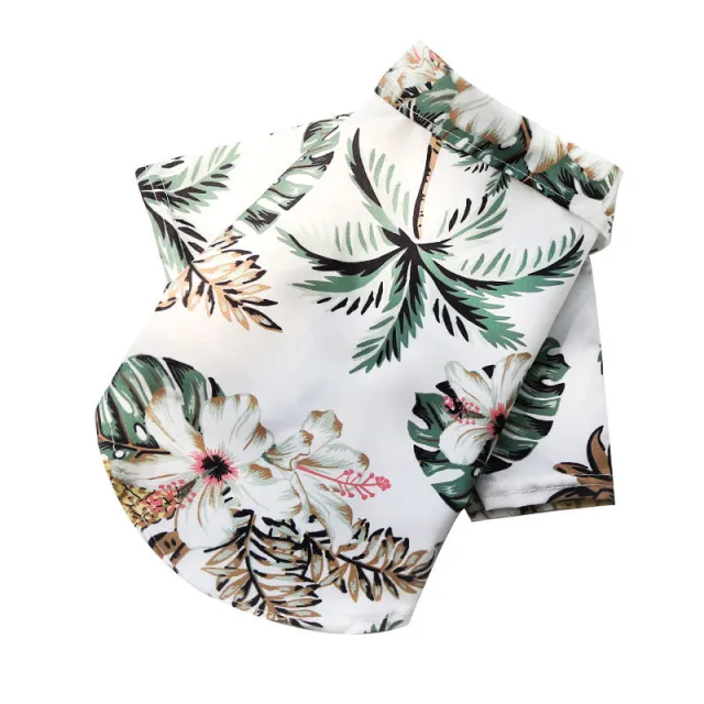 Thin Large, Medium And Small Dogs Clothing Supplies Coconut Shirt White - Shop at LoveMi