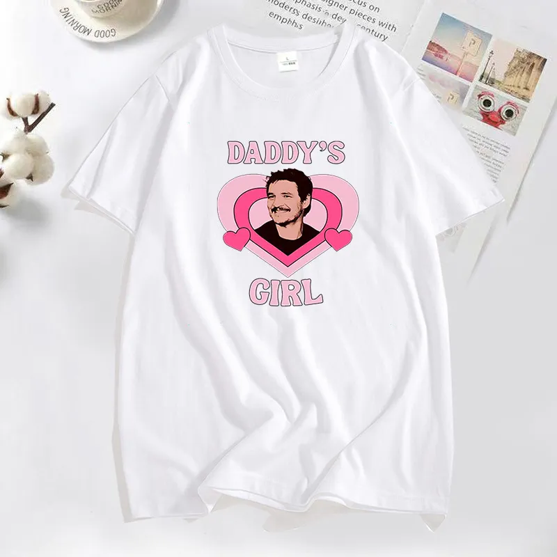 Printed T-shirt Men's And Women's Summer Short-sleeved Top Round Neck - White