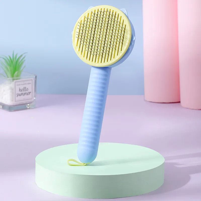 Cat Comb Floating Hair Comb Brush Dog - Blue