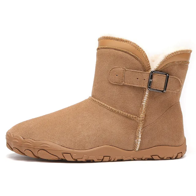 Unisex Warm Fleece lined Snow Boots Camel - Shop at LoveMi