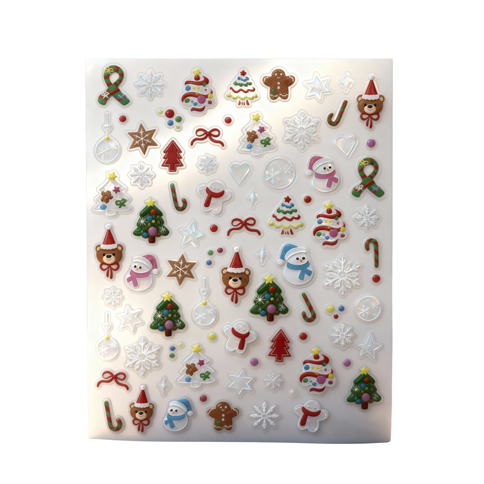 Christmas Themed Portable Decorative Nail Stickers 5