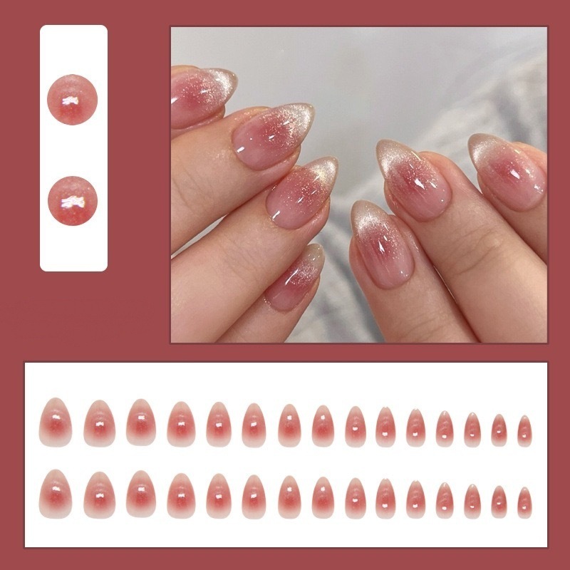 30-piece Detachable Wearable Nail Tips For Manicures