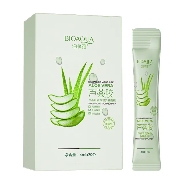 Aloe Moisturizing Skin Rejuvenation Cream Aloe Frozen Film 4Ml × 20 Pcs - Shop at LoveMi