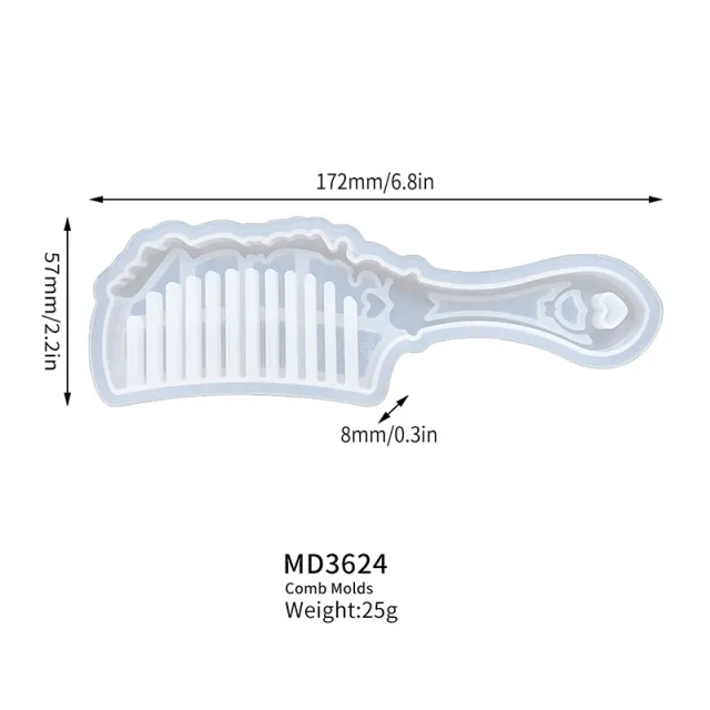 Women's Popular Comb Mold Crystal Glue Lace Comb Mold_Md3624 - Shop at LoveMi