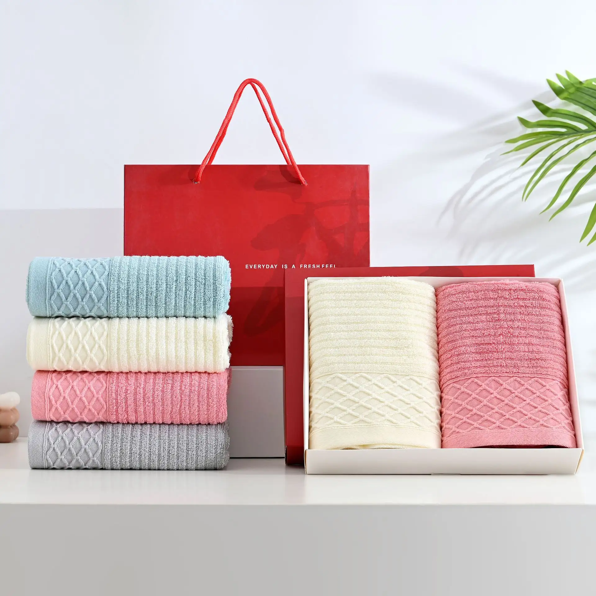 Wholesale Cotton Bath Towel Gift Sets