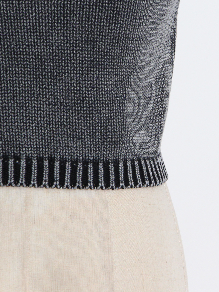 Women's Design Solid Color Knitted Sling Waistcoat Suit