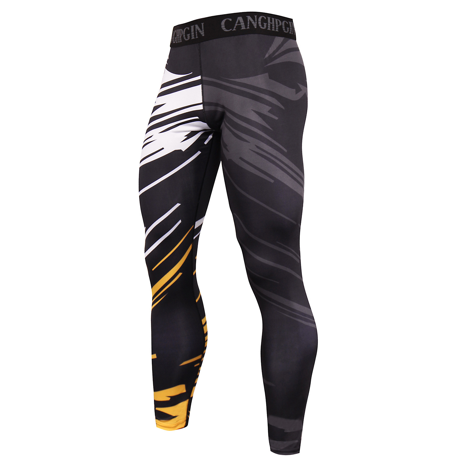 Title 12, Herren High Elastic Compression Pants für Laufe...