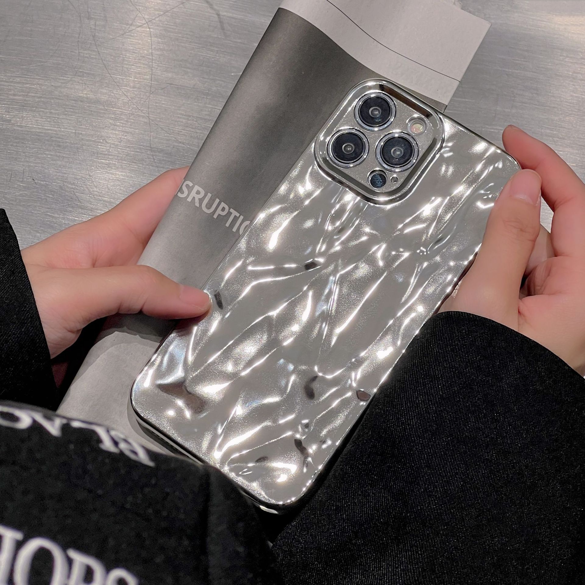 Electroplating Yinshan Crack Phone Case