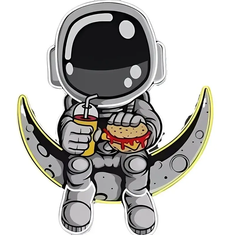 Astronaut Lamp Wall Mounted Ed Neon Light