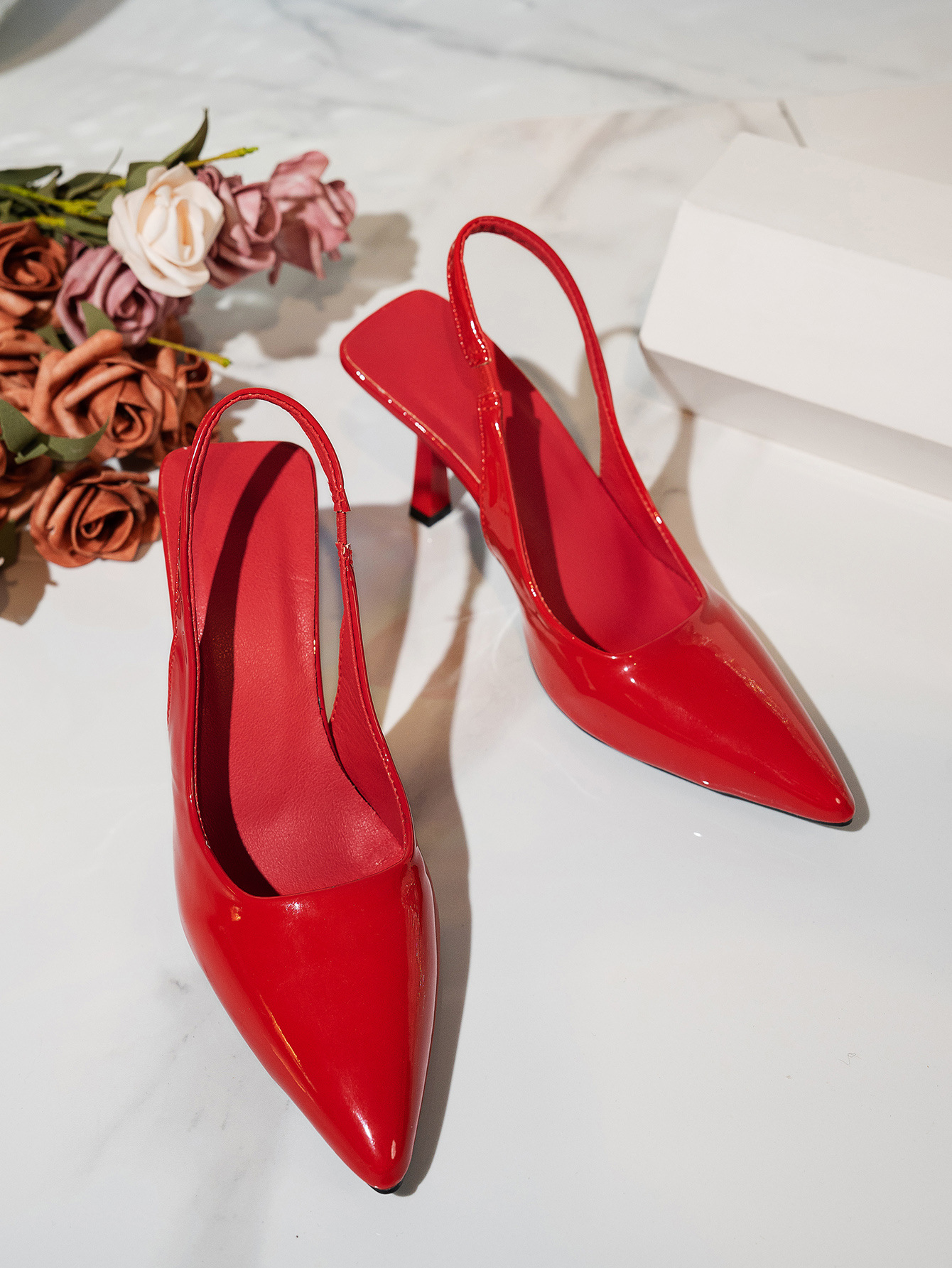 Women's Pointed Toe Heels Lotus Root Color – Sarah Express