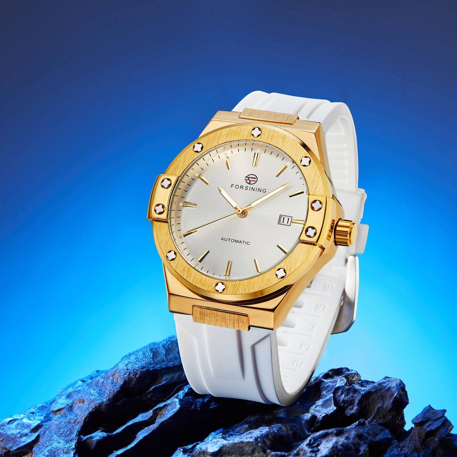 Mens Strap Non-Quartz Fully Automatic Mechanical Watch 7