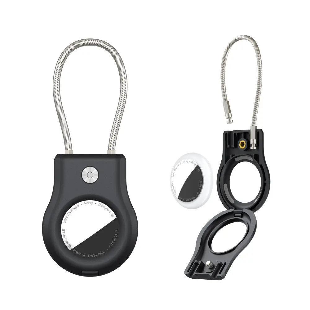 Airtag Anti-lost Wire Rope Anti-piracy Metal Keychains