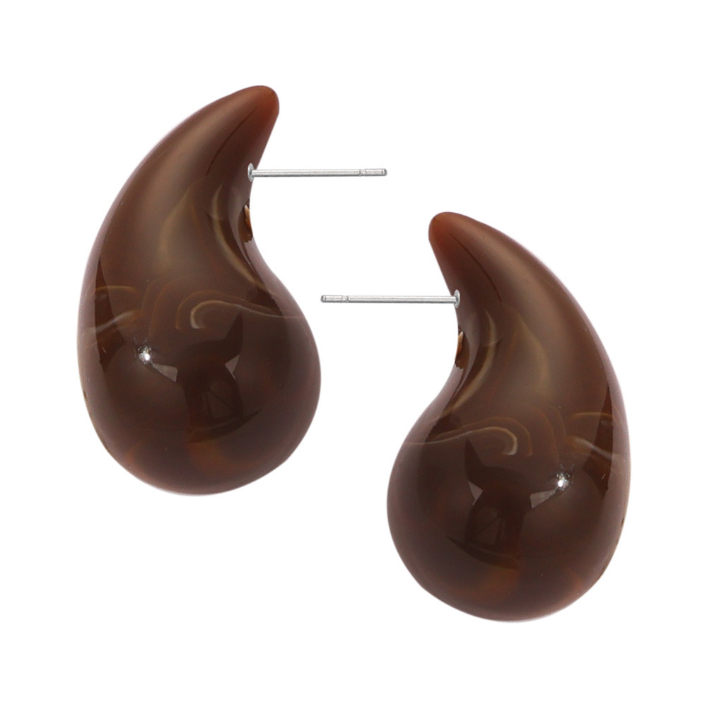 Dark Brown Earrings