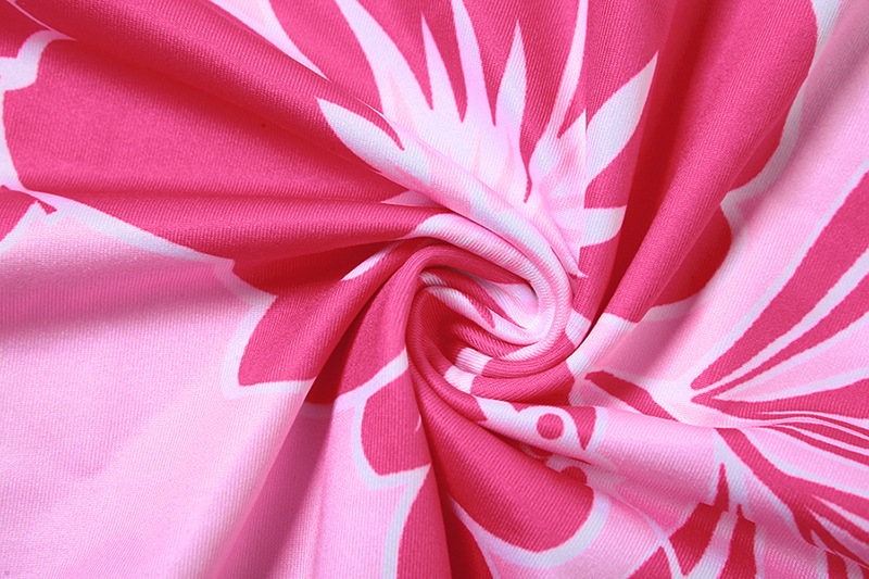 3D Printing Halter Backless Deep V-neck Slim-fit Sheath Dress