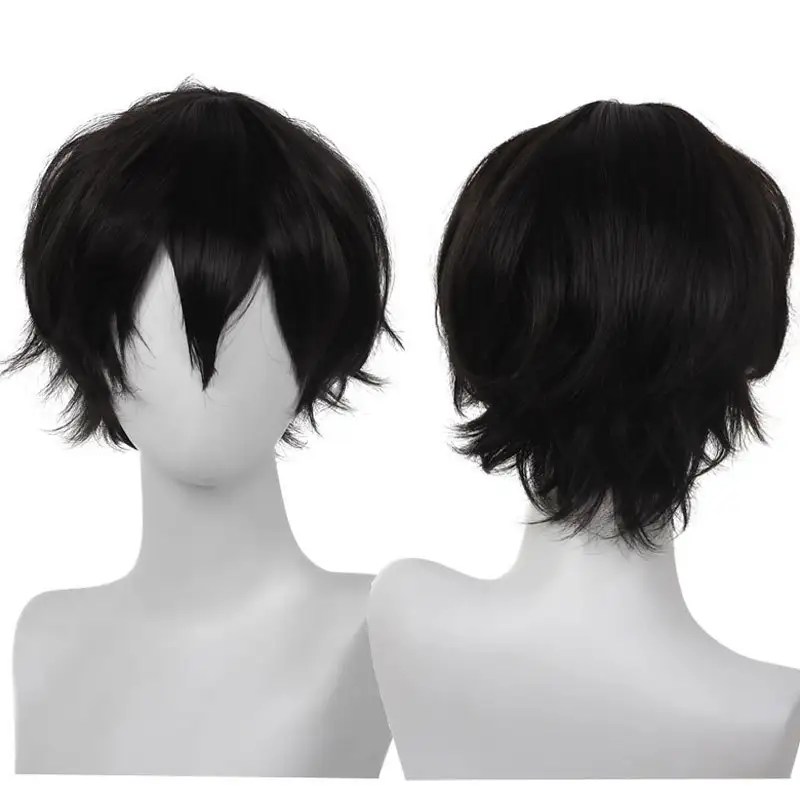 Short Slightly Curled Style That Tames The Scalp Available In Multiple Colors