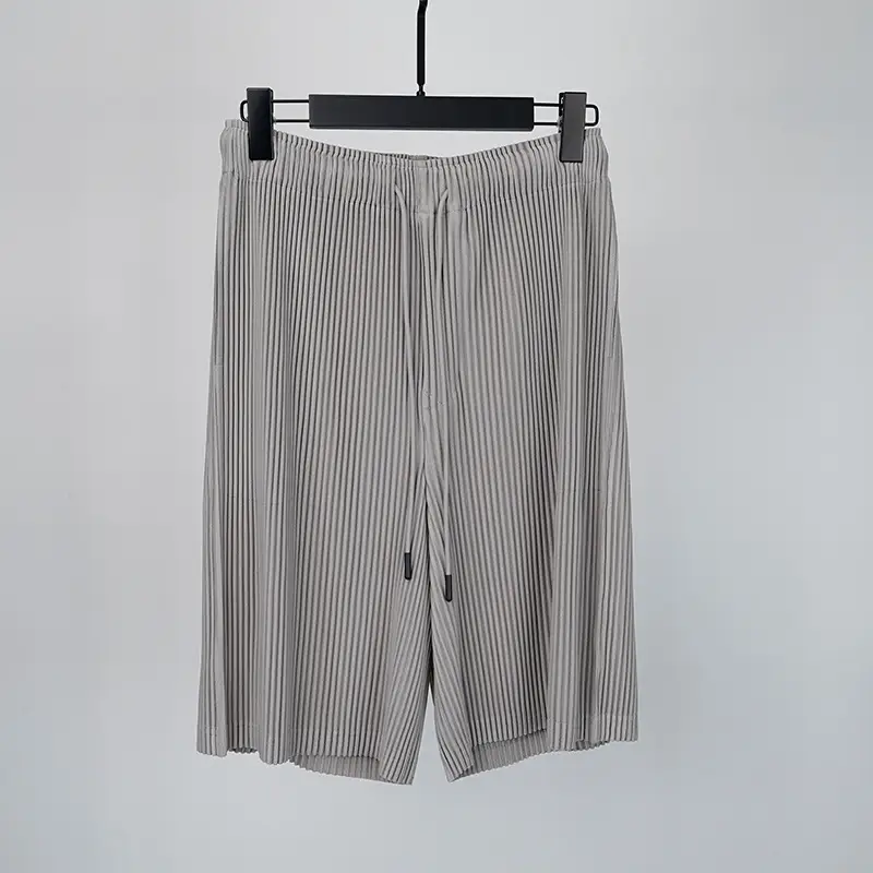 Menswear Shorts Wear Pleated Loose Large Size Casual