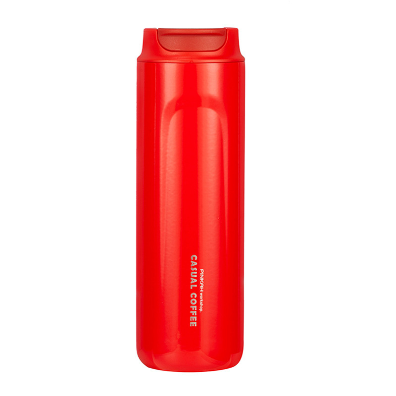 Stainless Steel Portable Outdoor Pour-Over Coffee Mug With Press Rod