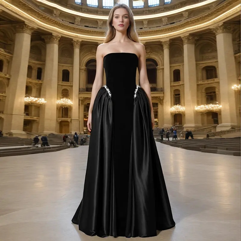 Design A Strapless Maxi Dress
