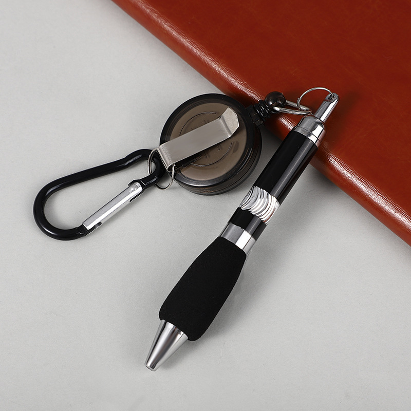 Title 10, Metal Line Drawing Pen Drawstring Ballpoint Pen...