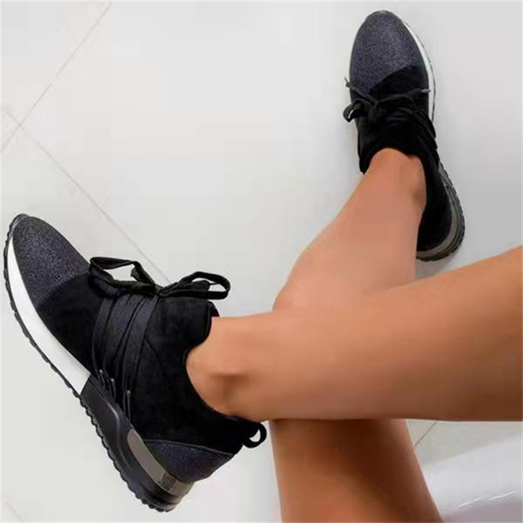 Title 5, Womens New Casual Snake Print Flat Lace-up Sne...