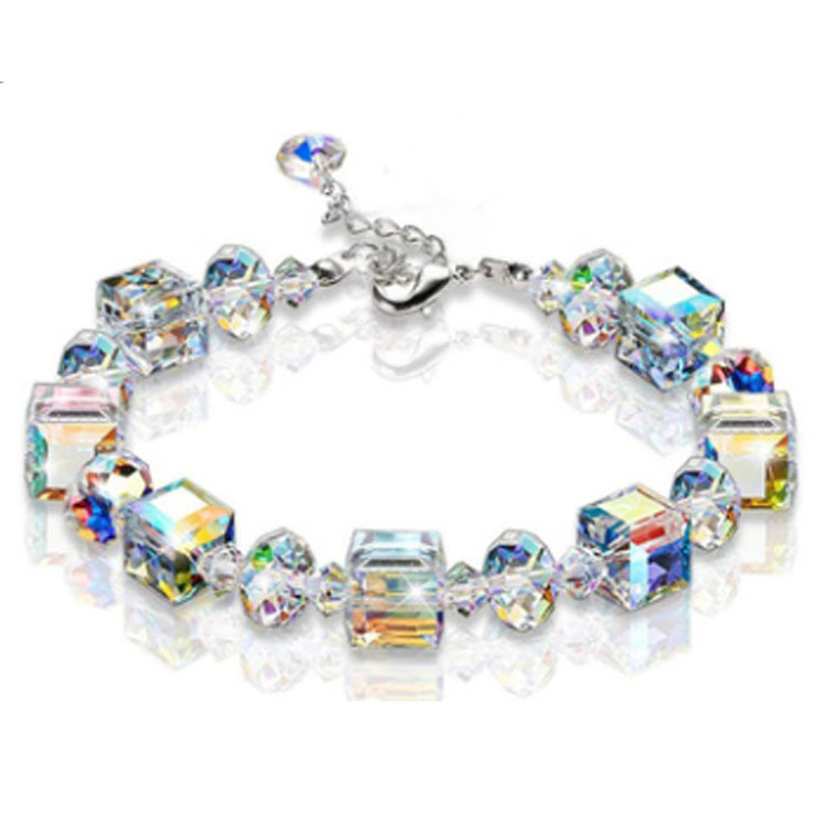 European And American Square Crystal Bracelet