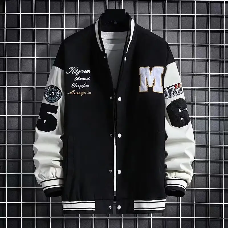 Men's Baseball Jacket Fashion Casual Letter Number