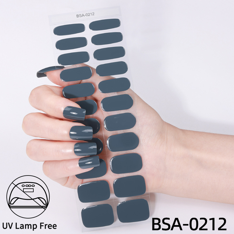 No-Cure-Lamp Gel Nail Sticker Set