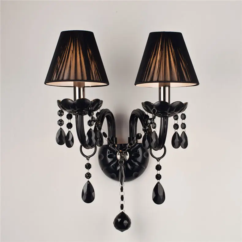 European Crystal Wall Lamp Living Room Dining