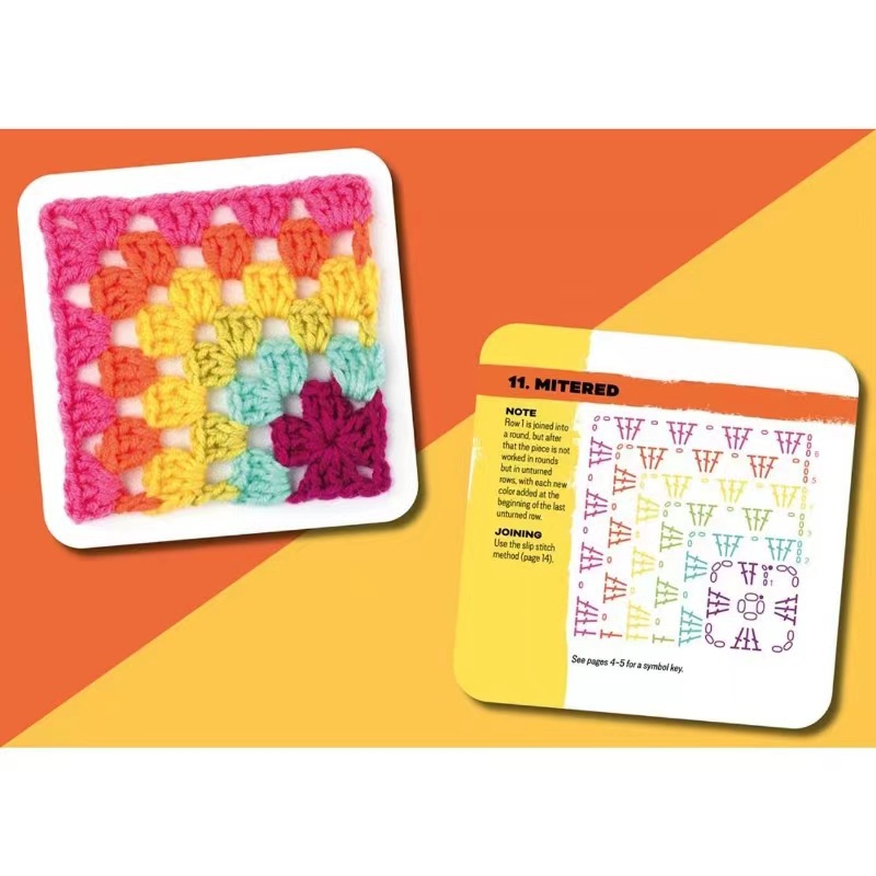 The Granny Square Card Deck DIY Grandma Knitted Pattern