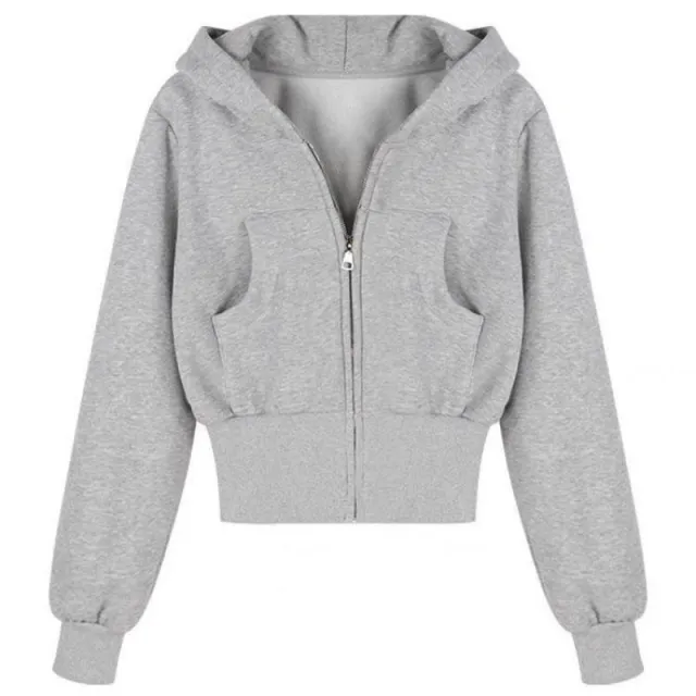 Long Sleeve Autumn And Winter Waist Trimming Coat Cardigan Top Gray Thin - Shop at LoveMi
