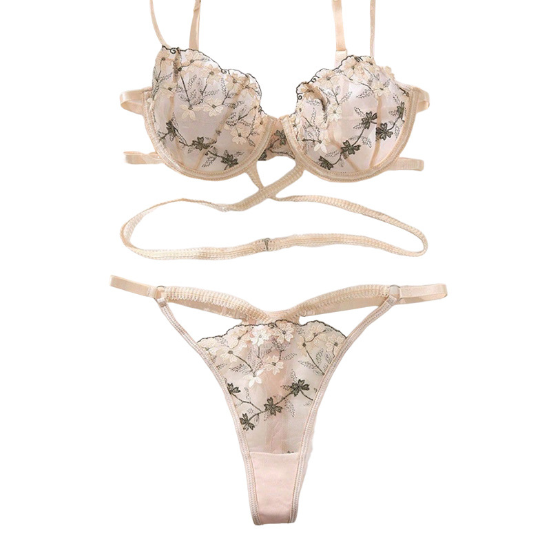 Half Hollow Thin Underwear T-back Suit