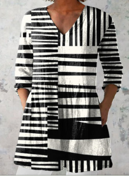 Summer Fashion Casual V neck Women's Top Vnsy01 Sx3048 S - Shop at LoveMi