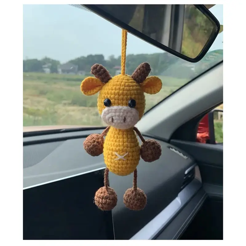 Handmade Crocheted Cute Little Animal Doll Ornaments