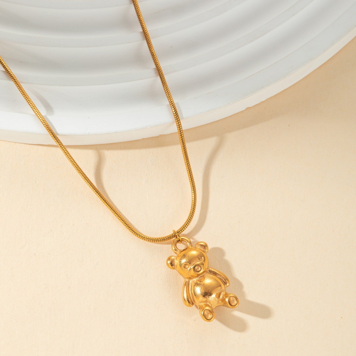 Gold Necklace Jewelry European And American Fashion Instagram-style Titanium Steel