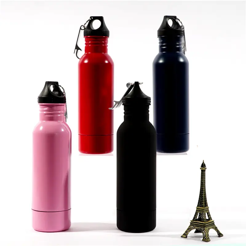 304 Stainless Steel Beer Bottle Set Heat-holding Bottle Cover Vacuum Bottle Single Layer Wooden Cup
