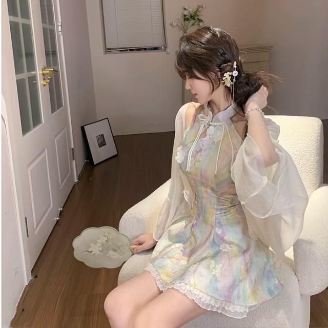 New Chinese Style Slimming Sense Of Design Short Dress