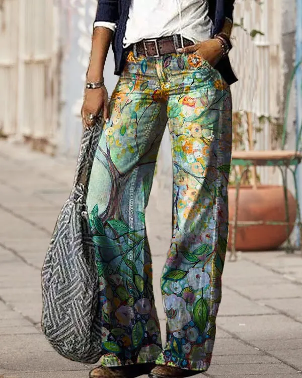 Diagonal Cloth Women's Jeans 3D Pattern Casual Pants Abprev1K9D231311B - Shop at LoveMi